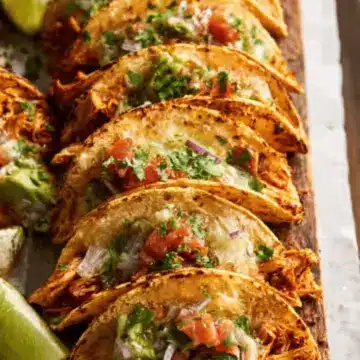 20 Minute Mini Baked Chicken Tacos