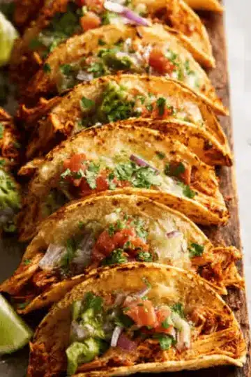 20 Minute Mini Baked Chicken Tacos