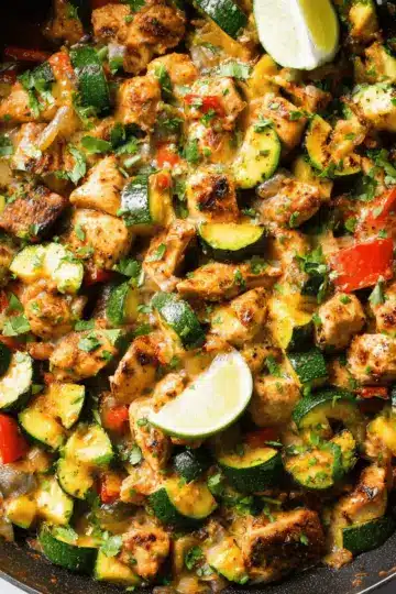 Tex Mex Chicken and Zucchini Recipe
