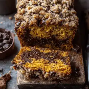 Pumpkin Chocolate Chip Streusel Bread