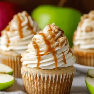Caramel Apple Cupcakes
