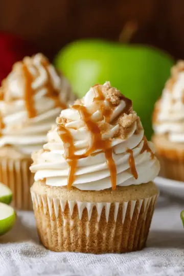 Caramel Apple Cupcakes