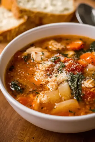 Italian Chicken and Autumn Veggie Soup