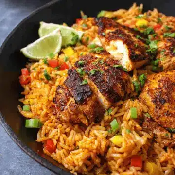 Cajun Chicken & Rice Skillet