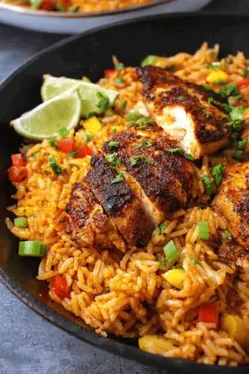 Cajun Chicken & Rice Skillet