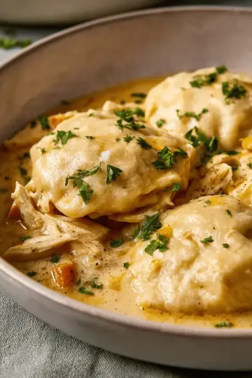 Slow Cooker Chicken and Dumplings