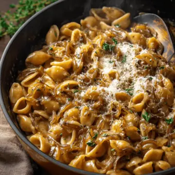 One Pot French Onion Pasta