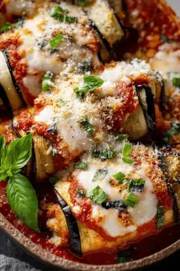 The Best Eggplant Rollatini