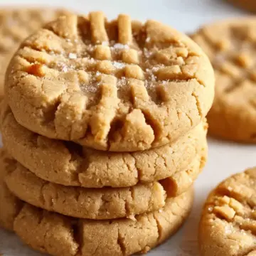 Soft and Chewy Peanut Butter Cookies