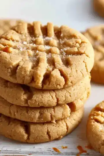 Soft and Chewy Peanut Butter Cookies