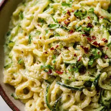 Creamy Zucchini Pasta