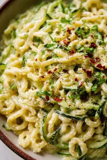 Creamy Zucchini Pasta