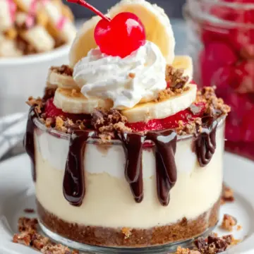Banana Split Cheesecake
