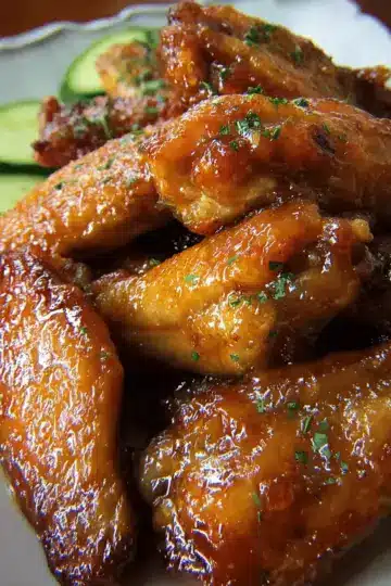 Honey Garlic Chicken Wings
