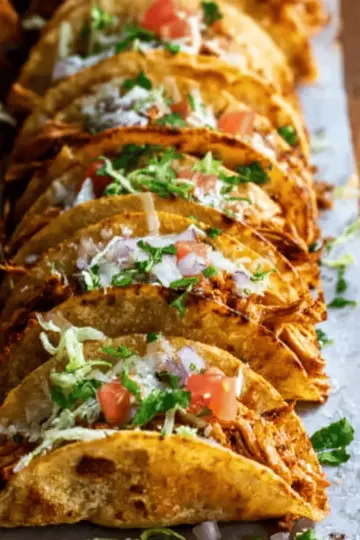 20 Minute Mini Baked Chicken Tacos