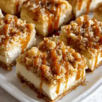 Caramel Apple Cheesecake Bars