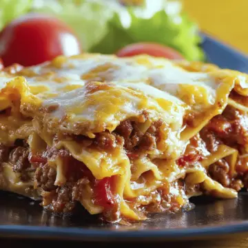 Cheeseburger Lasagna