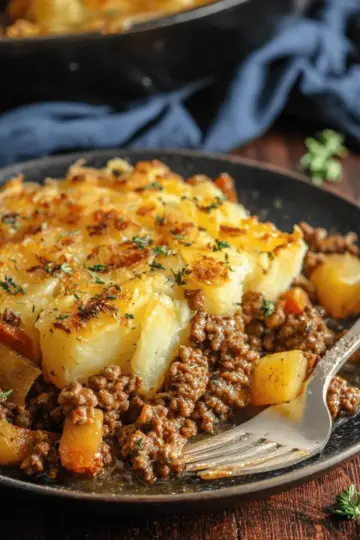 Hobo Casserole Rustic Ground Beef and Potato Bake