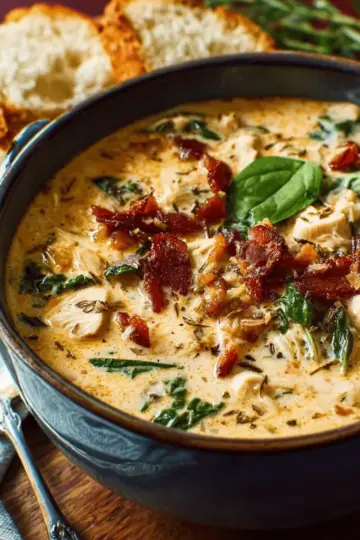 Creamy Tuscan Chicken Soup