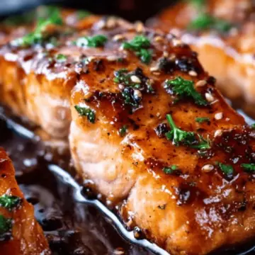 Honey Garlic Glazed Salmon