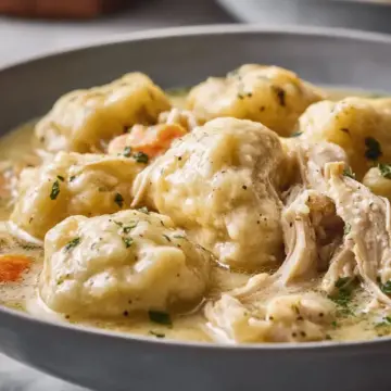 Super Easy Chicken and Dumplings