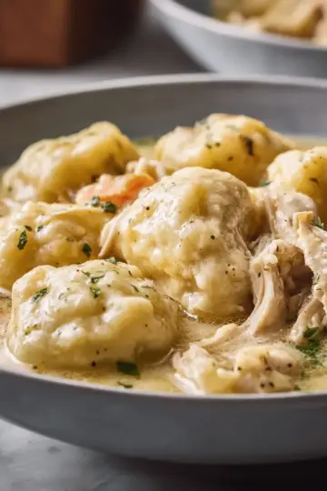 Super Easy Chicken and Dumplings