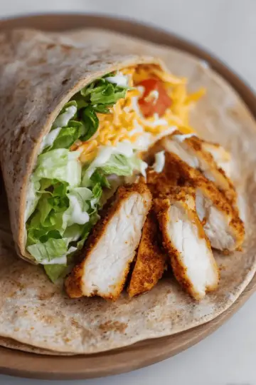 Air Fryer Crispy Chicken Wraps