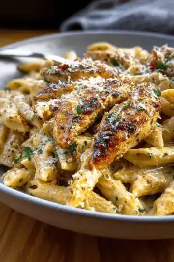 Garlic Parmesan Chicken and Pasta (One-Pan)