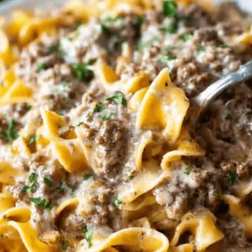 Ground Beef Stroganoff