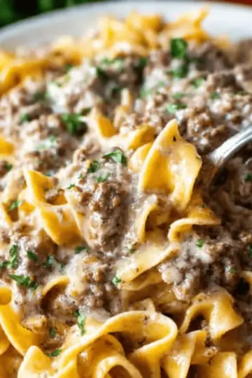 Ground Beef Stroganoff