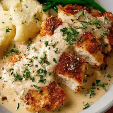 Garlic Parmesan Chicken (Creamy Sauce!)