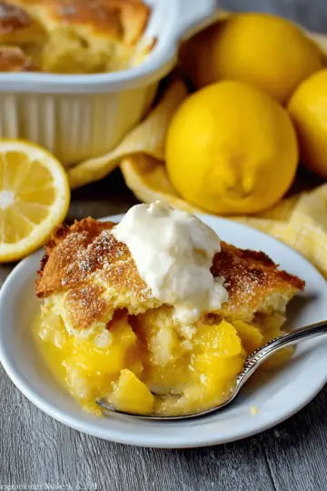 Magic Lemon Cobbler