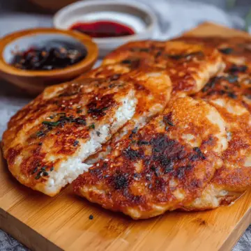 Cheese Hotteok (Savory Korean Pancake)