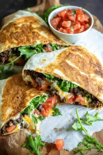 Black Bean Crunch Wrap Supreme