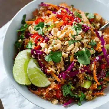 Crunchy Thai Peanut & Quinoa Salad