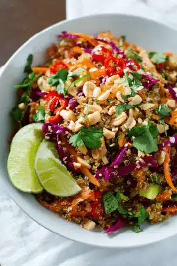 Crunchy Thai Peanut & Quinoa Salad
