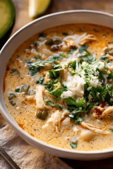 Creamy White Chicken Chili.