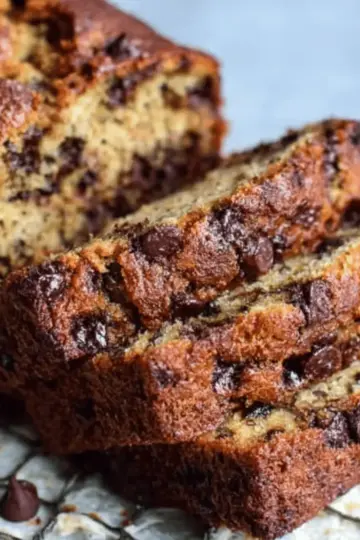 Super Moist Chocolate Chip Banana Bread