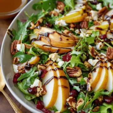 Pear Salad with Balsamic Vinaigrette (VIDEO)