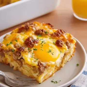 Best Breakfast Casserole (Hash Browns & Eggs)