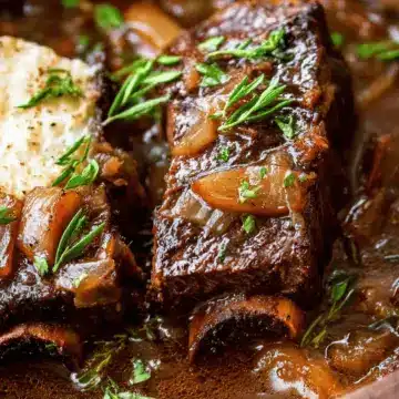 French Onion Short Ribs.