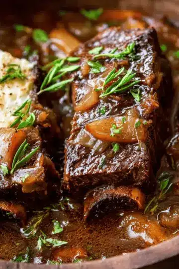 French Onion Short Ribs.