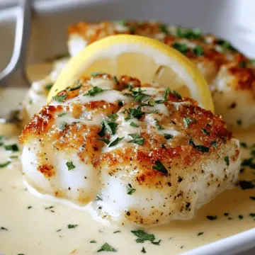 Tasty Baked Cod In Coconut Lemon Cream Sauce Recipe