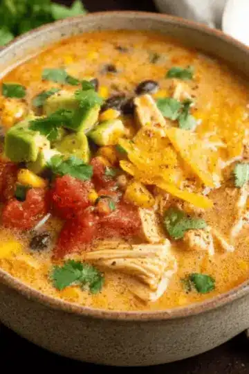 Creamy Chicken Tortilla Soup
