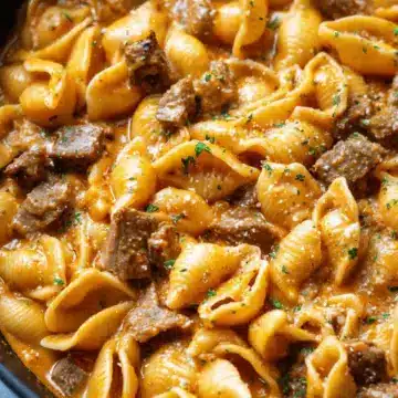 Creamy Beef and Shells