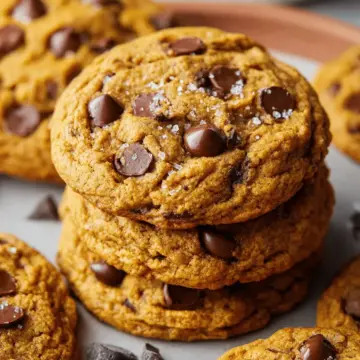 Brown Butter Pumpkin Chocolate Chip Cookies