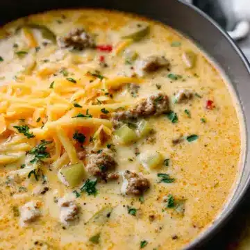 Award Winning Cheeseburger Soup