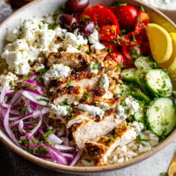 Greek Chicken Bowls
