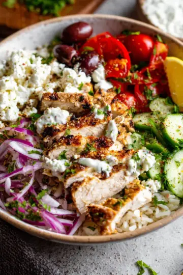 Greek Chicken Bowls