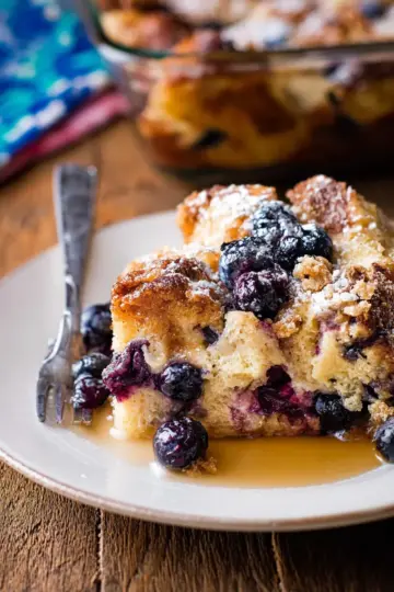 Blueberry French Toast Casserole